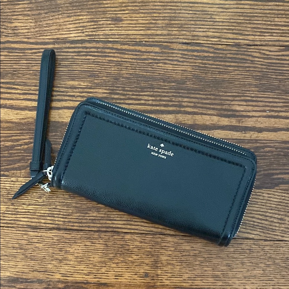 Kate Spade Black Leather Wallet